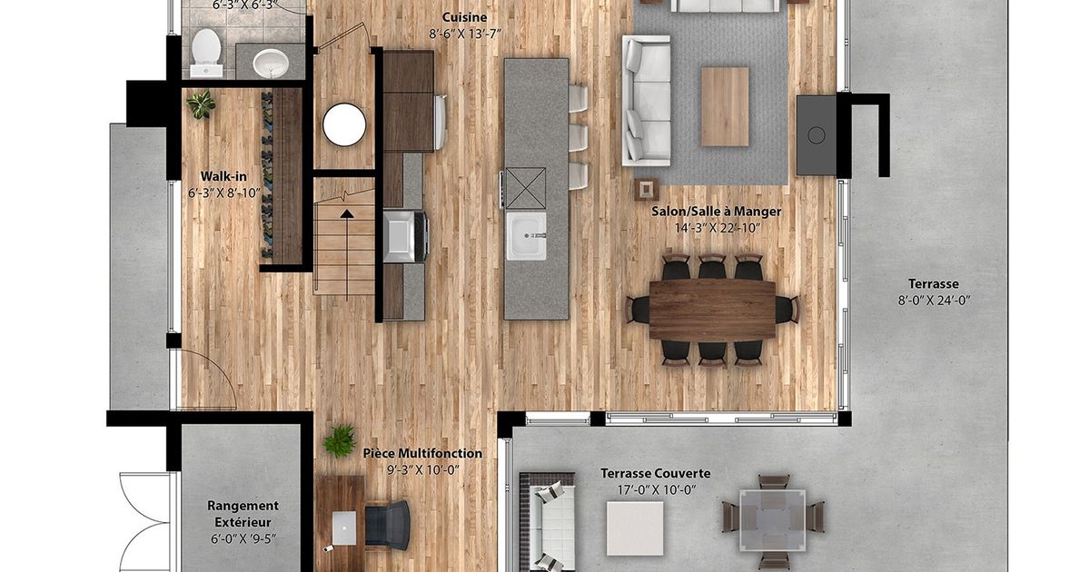 Idées et conceptions de Plan de niveau - Écohabitation