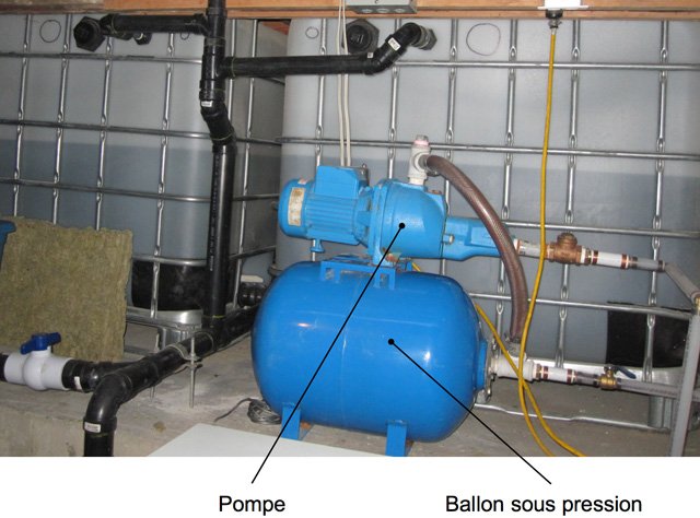 Réservoir d’eau sous pression, 11 litres